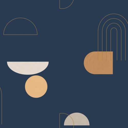 Tapeta geometryczna abstrakcja Caselio ARN102916124 Turn Around Around