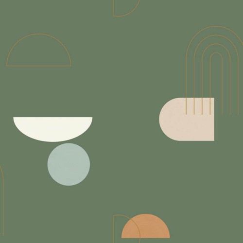 Tapeta geometryczna abstrakcja Caselio ARN102917026 Turn Around Around