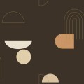 Tapeta geometryczna abstrakcja Caselio ARN102919120 Turn Around Around
