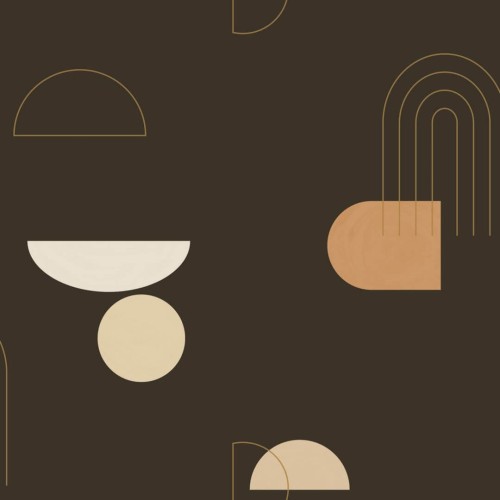 Tapeta geometryczna abstrakcja Caselio ARN102919120 Turn Around Around