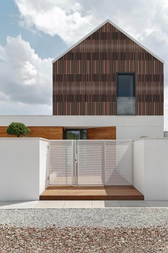 Tapeta zewnętrzna prążki Wall&Deco M_OUT_RE2101 Re-Metri