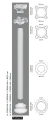 Cokół kolumny C5002-4W Mardom Decor