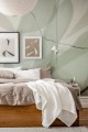 Fototapeta abstrakcyjna Rebel Walls R17023 Asana Green Simplicity