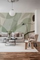 Fototapeta abstrakcyjna Rebel Walls R17023 Asana Green Simplicity