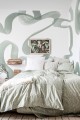 Fototapeta abstrakcja Rebel Walls R18351 Waves Green Simplicity