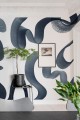 Fototapeta abstrakcja Rebel Walls R18352 Waves Ink Simplicity