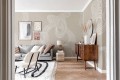 Fototapeta linie Rebel Walls R18421 Stripes Sand Simplicity