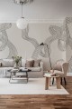 Fototapeta linie Rebel Walls R18422 Stripes Graphite Simplicity