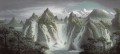 Fototapeta górski krajobraz Rebel Walls R17352 Fantasy World Dusk Scenery