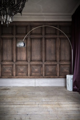 Fototapeta boazeria Rebel Walls R17753 Oxford Walnut Scenery