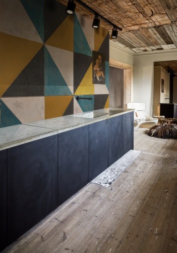 Fototapeta geometryczna Rebel Walls R17811 Tunis Saffron Scenery