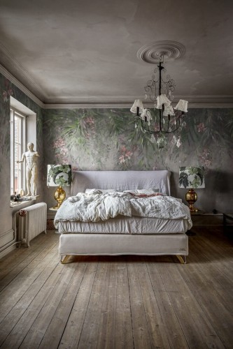 Fototapeta kwiaty Rebel Walls R17843 Honolulu Green Scenery