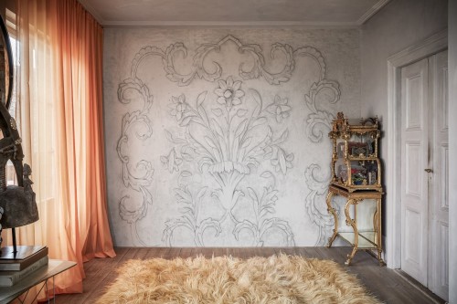 Fototapeta kwiaty Rebel Walls R17852 Marseille Pearl Senery