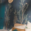 Mural roślinny Caselio GNL101666520 Midnight Walk Green Life