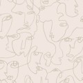 Tapeta twarze Holden 91272 Linear Visage Amazonia
