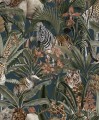 Tapeta w zwierzęta i tropikalne liście Holden 91312 Serengeti Amazonia