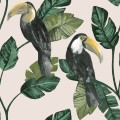 Tapeta tukany i liście Holden 91341 Tiki Amazonia