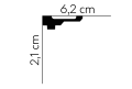 Listwa sufitowa MDB164 Mardom Decor wys. 6,2cm