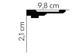 Listwa sufitowa MDB165 Mardom Decor wys. 9,8cm