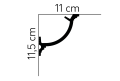 Listwa sufitowa QL027 Mardom Decor wys. 11cm