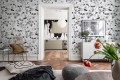 Fototapeta twarze Rebel Walls R18272 Fala Bozetto Graphite Linda Vagnelind