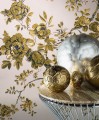 Tapeta roślinne pnącza na złotej folii Roberto Cavalli RC19041 Home NO. 8 - szer. 106cm