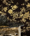 Tapeta roślinne pnącza na złotej folii Roberto Cavalli RC19043 Home NO. 8 - szer. 106cm
