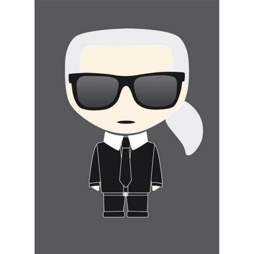 Mural Ikonik DD120249 Karl Lagerfeld