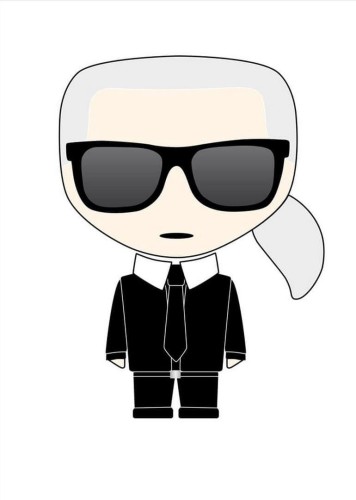 Mural Ikonik DD120250 Karl Lagerfeld