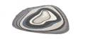 Dywan owalny nowoczesny Aura 477304