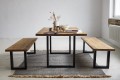Dywan z frędzlami szary Nordic Nature Dark Grey - wełna z jutą
