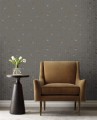 Tapeta metalizowana szaro-złota York Wallcoverings OS4203 Perfect Petals Candice Olson Modern Nature 2