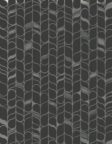 Tapeta metalizowana czarno-srebrna York Wallcoverings OS4205 Perfect Petals Candice Olson Modern Nature 2