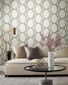 Tapeta geometryczna York Wallcoverings OS4211 Interlock Candice Olson Modern Nature 2
