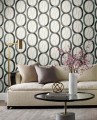 Tapeta geometryczna York Wallcoverings OS4213 Interlock Candice Olson Modern Nature 2