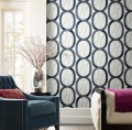 Tapeta geometryczna York Wallcoverings OS4215 Interlock Candice Olson Modern Nature 2