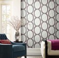 Tapeta geometryczna York Wallcoverings OS4216 Interlock Candice Olson Modern Nature 2