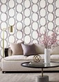 Tapeta geometryczna York Wallcoverings OS4216 Interlock Candice Olson Modern Nature 2