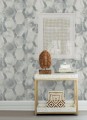 Tapeta heksagony i marmur York Wallcoverings OS4281 Earthbound Candice Olson Modern Nature 2