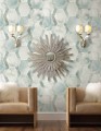 Tapeta heksagony i marmur York Wallcoverings OS4282 Earthbound Candice Olson Modern Nature 2