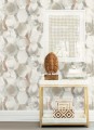 Tapeta heksagony i marmur York Wallcoverings OS4283 Earthbound Candice Olson Modern Nature 2