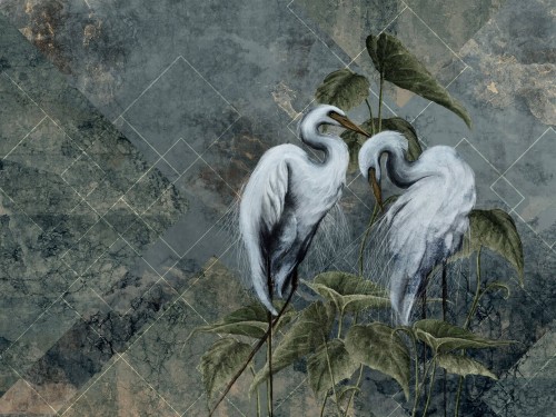 Fototapeta żurawie Wallcraft Ardea 330332101