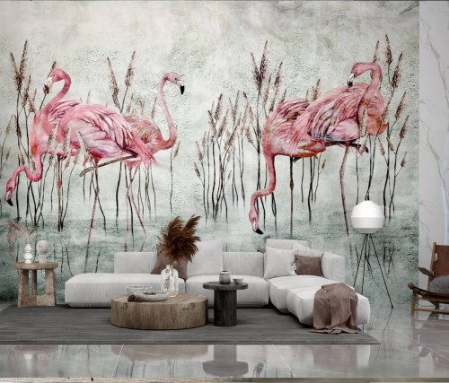 Fototapeta flamingi Wallcraft Fenicottero 375312101