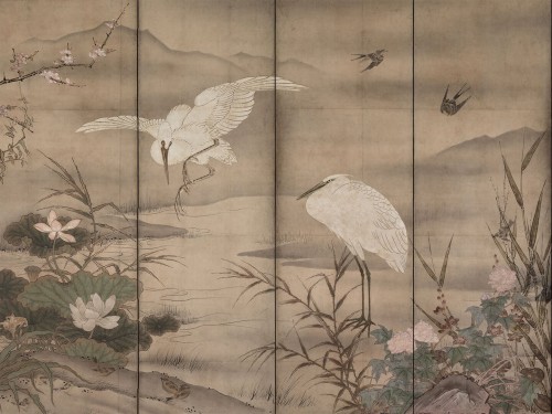 Fototapeta czaple Wallcraft Laponica 425332101