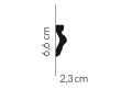 Listwa ścienna elastyczna MD308F (MDD308F) Mardom Decor wys. 6,6cm