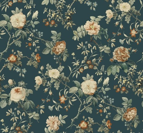 Tapeta kwiaty Rebel Walls R18529 Thorn Rose Petite Madame Hardy Pops