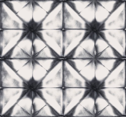 Tapeta retro Rebel Walls R18540 Tie Dye Kaleidoscope Dark Blue Pops