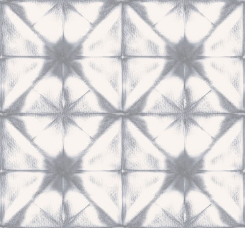 Tapeta retro Rebel Walls R18542 Tie Dye Kaleidoscope Grey Pops