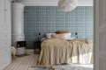 Tapeta jak płytki Rebel Walls R18549 Artisan Tiles Brazilian Green Pops
