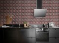 Tapeta jak płytki Rebel Walls R18550 Artisan Tiles Indian Red Pops